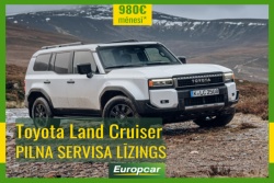 Toyota Land Cruiser Pilna Servisa Līzings Europcar